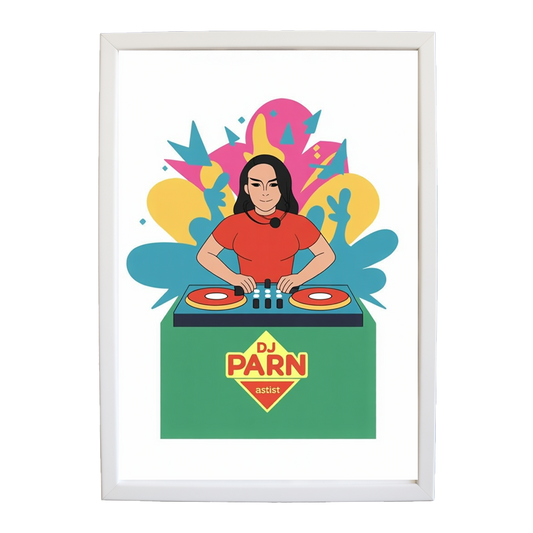 Analog Visual Rhythm wall art print by Music Stag ASTIST — DJ Parn #74