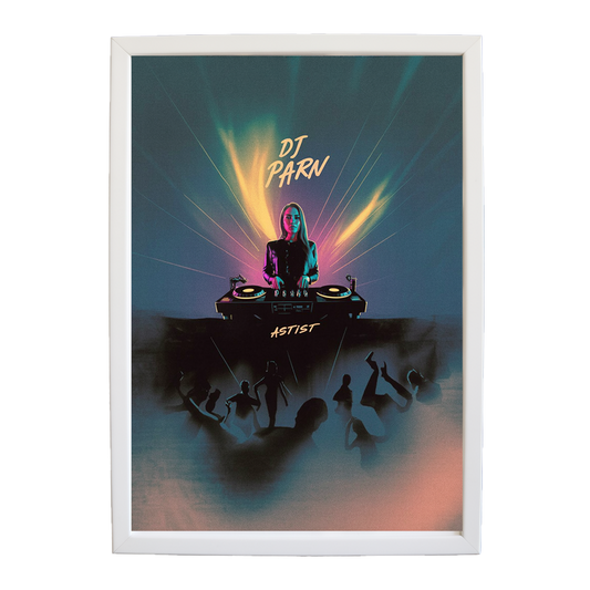 Vibrant Festival Art wall art print by Music Stag ASTIST — DJ Parn #88