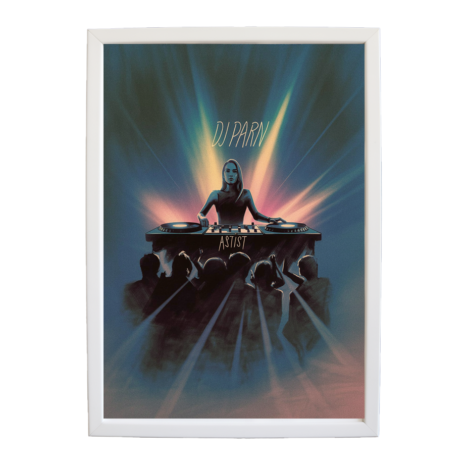 Prismatic Studio Print wall art print by Music Stag ASTIST — DJ Parn #89
