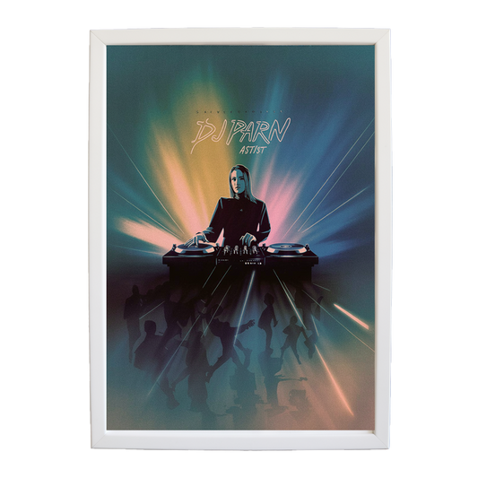 Abstract Soundscape Composition wall art print by Music Stag ASTIST — DJ Parn #90