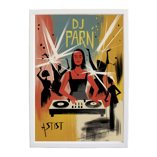Expressive Studio Print Sketch wall art print by Music Stag ASTIST — DJ Parn #92