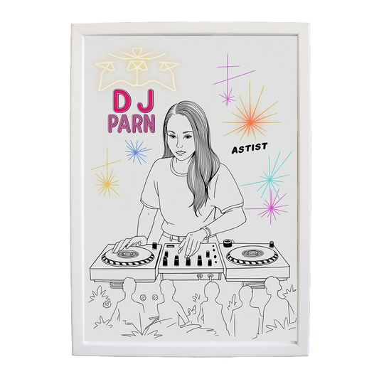Electric Nightscape wall art print by Music Stag ASTIST — DJ Parn #95