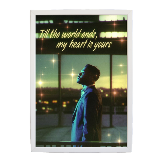 Adam Johnson 'Till The World Ends, My Heart Is Yours' art print #14 — music-inspired wall decor by Music Stag
