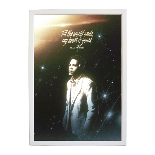 Adam Johnson 'Till The World Ends, My Heart Is Yours' art print #19 — music-inspired wall decor by Music Stag