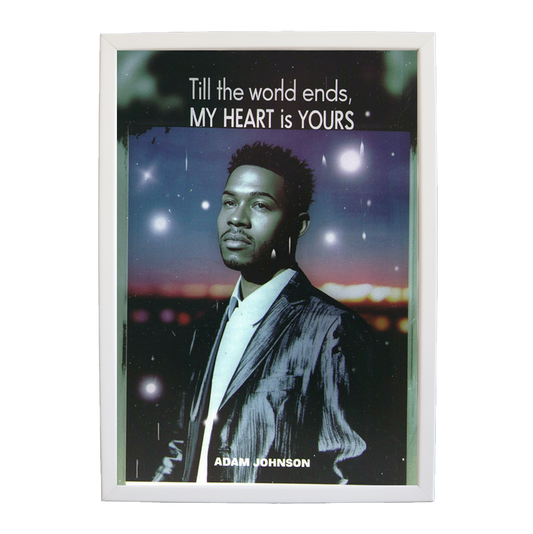 Adam Johnson 'Till The World Ends, My Heart Is Yours' art print #22 — music-inspired wall decor by Music Stag