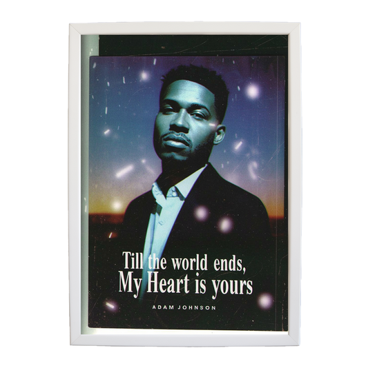 Adam Johnson 'Till The World Ends, My Heart Is Yours' art print #25 — music-inspired wall decor by Music Stag