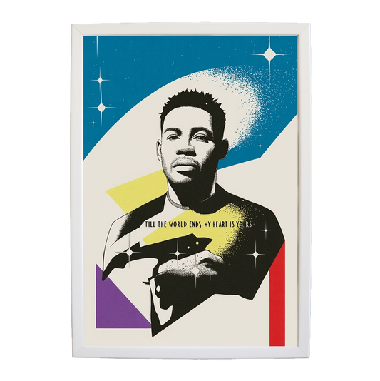 Adam Johnson 'Till The World Ends, My Heart Is Yours' art print #29 — music-inspired wall decor by Music Stag