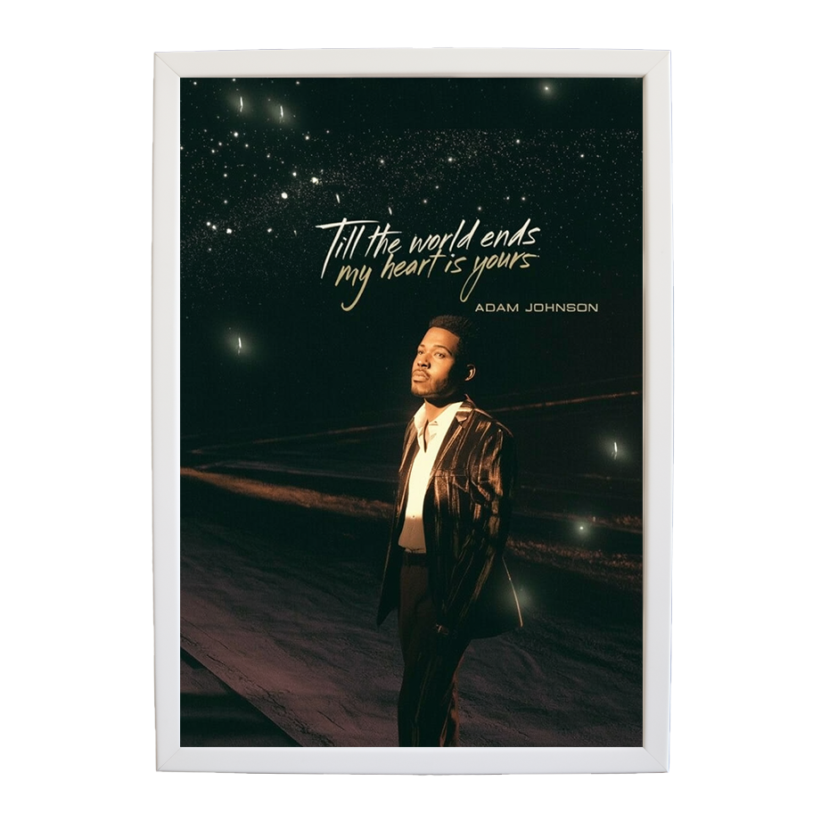 Adam Johnson 'Till The World Ends, My Heart Is Yours' art print #35 — music-inspired wall decor by Music Stag