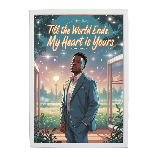 Adam Johnson 'Till The World Ends, My Heart Is Yours' art print #54 — music-inspired wall decor by Music Stag