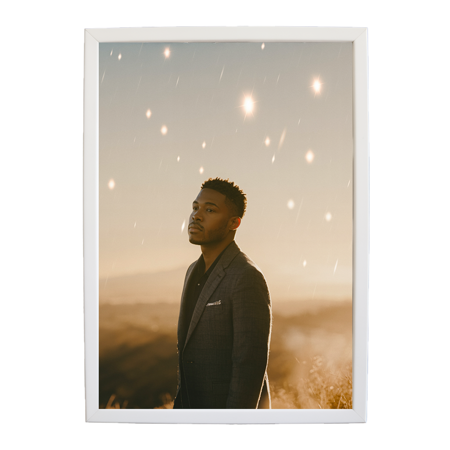 Adam Johnson 'Till The World Ends, My Heart Is Yours' art print #92 — music-inspired wall decor by Music Stag