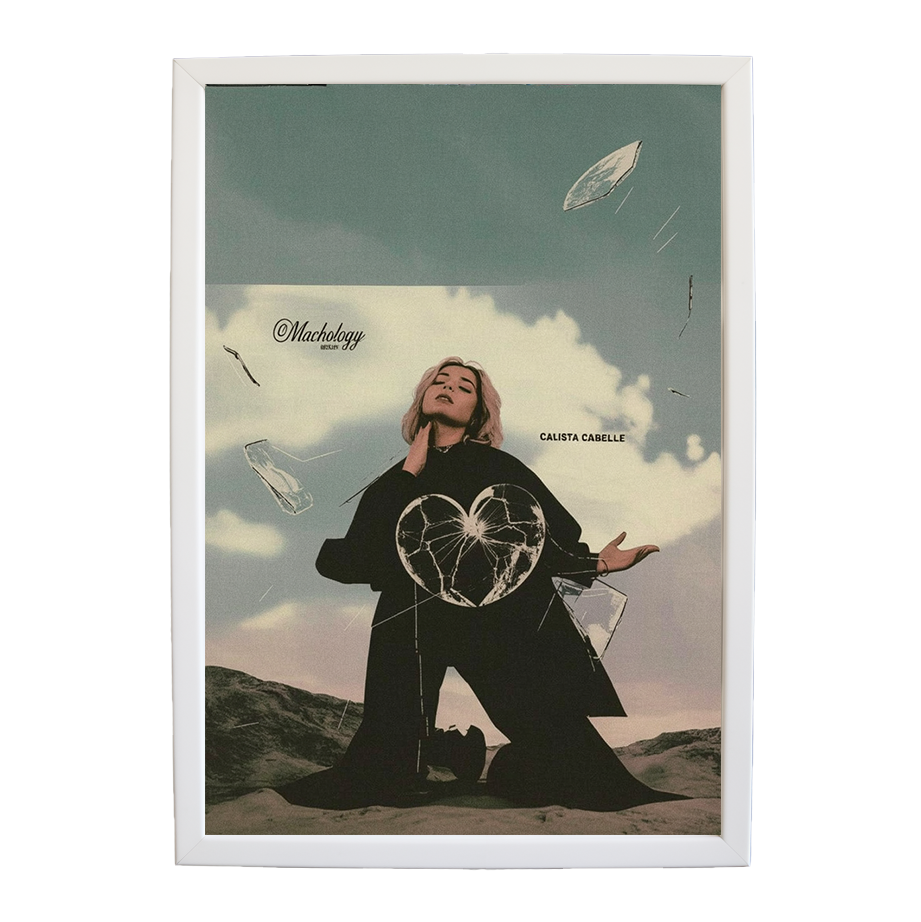 Calista Cabelle – Vintage Music Poster – wall art print – Machology – R&B-pop – Music Stag