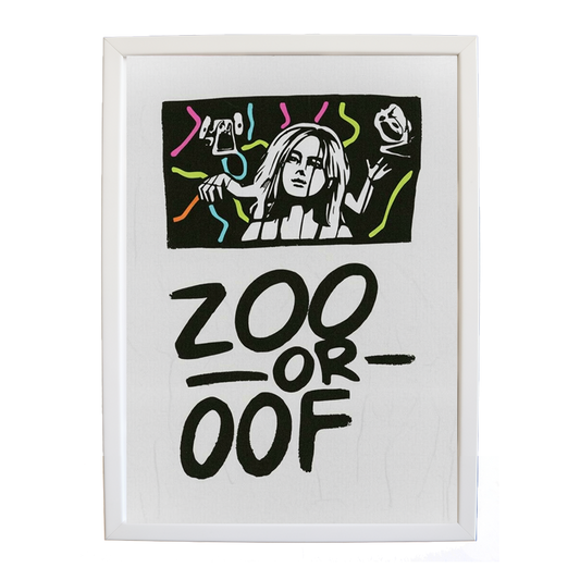 Longan Jar Golden Band Music – Music Art Print – wall art print – Zoo or Oof – pulsing EDM, electronic, dance – Music Stag