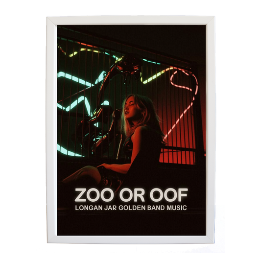 Longan Jar Golden Band Music – Album Art Print – wall art print – Zoo or Oof – pulsing EDM, electronic, dance – Music Stag