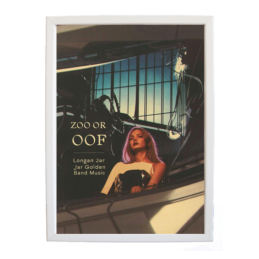 Longan Jar Golden Band Music – Lyric Wall Art Print – wall art print – Zoo or Oof – pulsing EDM, electronic, dance – Music Stag