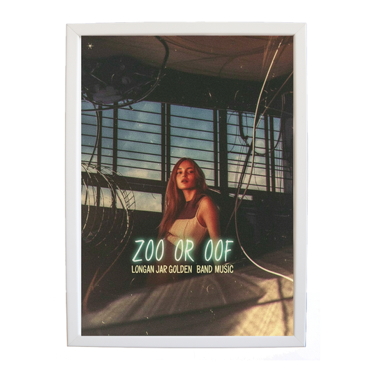 Longan Jar Golden Band Music – Song Inspired Art Print – wall art print – Zoo or Oof – pulsing EDM, electronic, dance – Music Stag