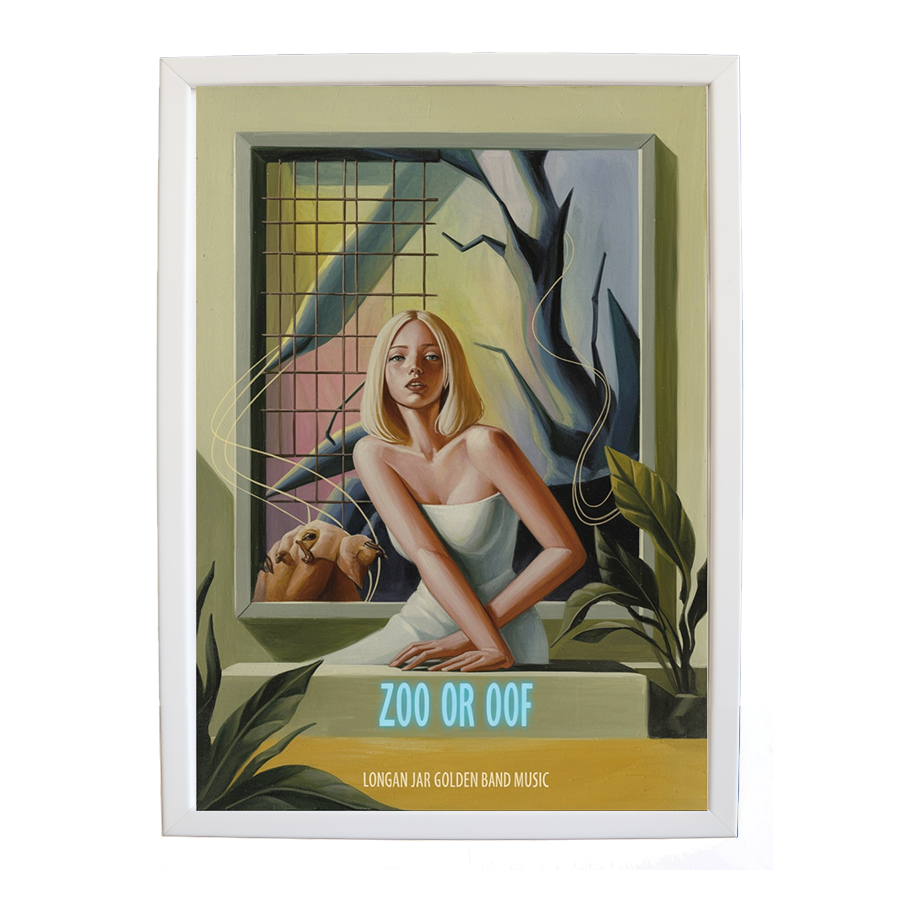 Longan Jar Golden Band Music – Music Photography Poster – wall art print – Zoo or Oof – pulsing EDM, electronic, dance – Music Stag