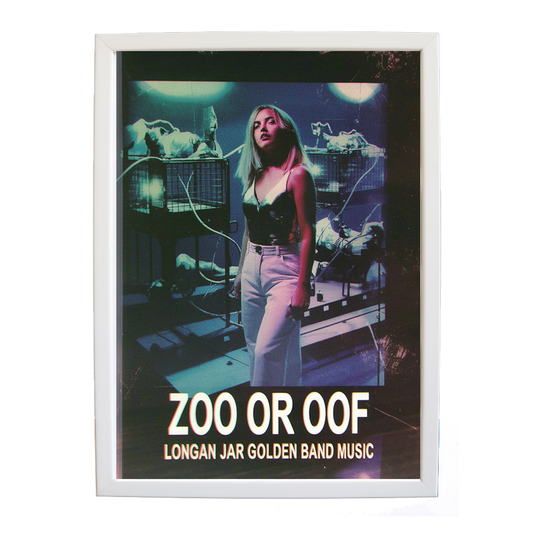 Longan Jar Golden Band Music – Studio Wall Art Print – wall art print – Zoo or Oof – pulsing EDM, electronic, dance – Music Stag