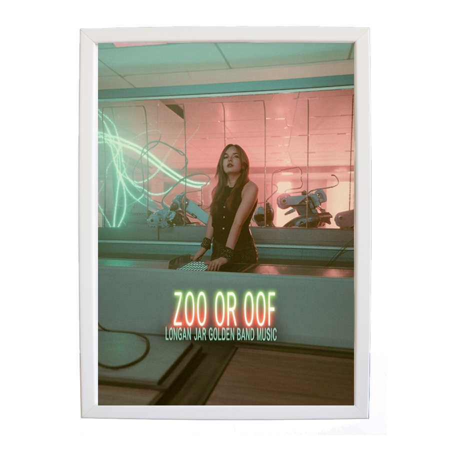 Longan Jar Golden Band Music – Music Canvas Print – wall art print – Zoo or Oof – pulsing EDM, electronic, dance – Music Stag