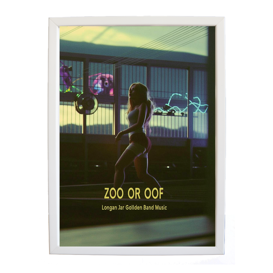 Longan Jar Golden Band Music – Album Art Print – wall art print – Zoo or Oof – pulsing EDM, electronic, dance – Music Stag