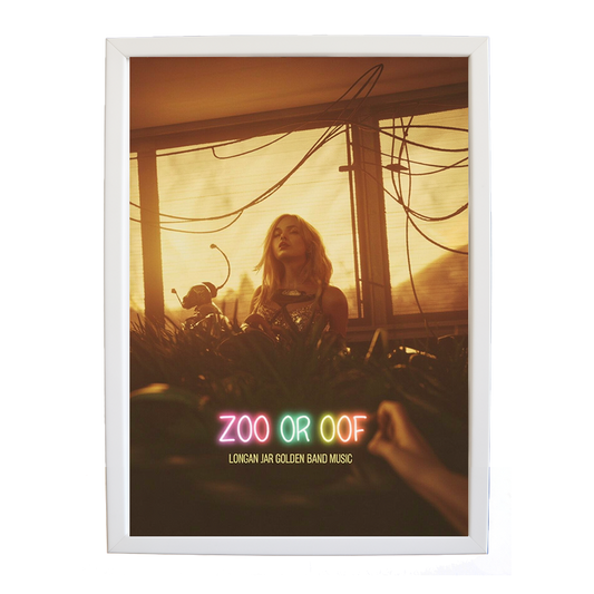 Longan Jar Golden Band Music – Music Photography Poster – wall art print – Zoo or Oof – pulsing EDM, electronic, dance – Music Stag