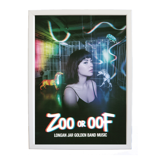 Longan Jar Golden Band Music – Classic Music Poster – wall art print – Zoo or Oof – pulsing EDM, electronic, dance – Music Stag