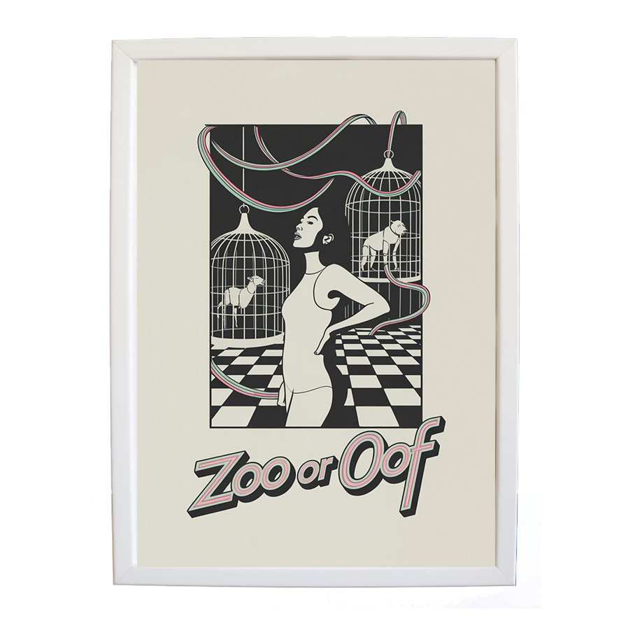 Longan Jar Golden Band Music – Inspirational Music Quote Art – wall art print – Zoo or Oof – pulsing EDM, electronic, dance – Music Stag