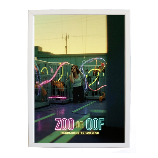 Longan Jar Golden Band Music – Music Art Print – wall art print – Zoo or Oof – pulsing EDM, electronic, dance – Music Stag