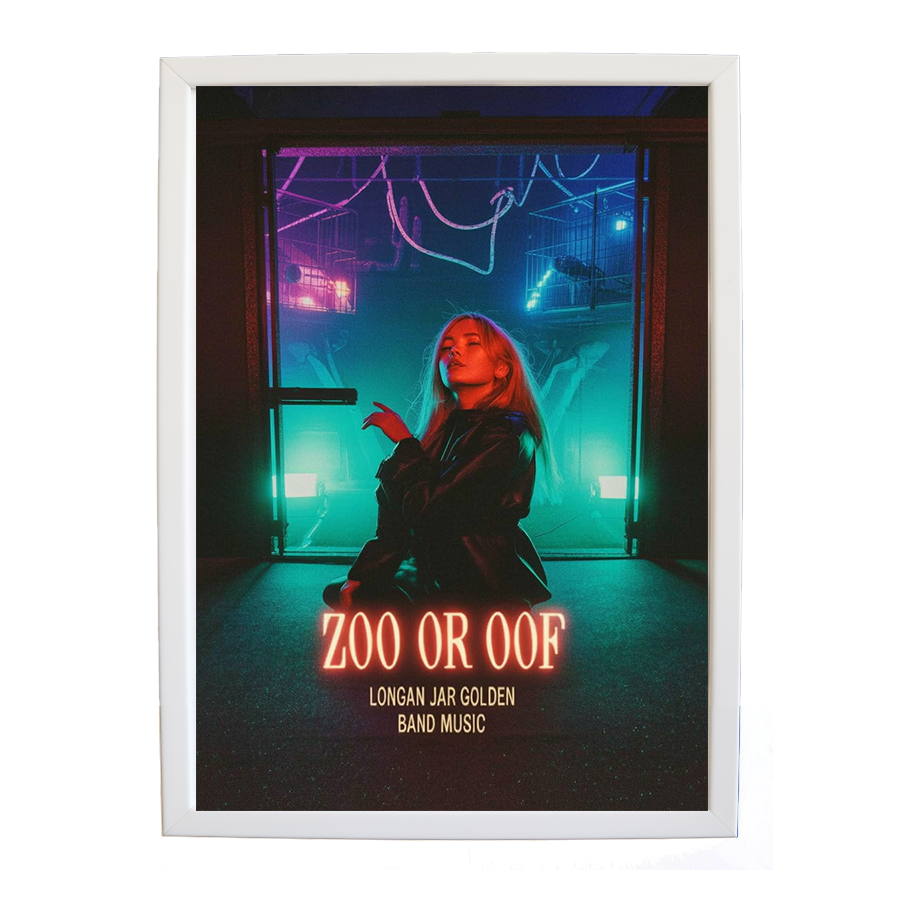 Longan Jar Golden Band Music – Music Photography Poster – wall art print – Zoo or Oof – pulsing EDM, electronic, dance – Music Stag