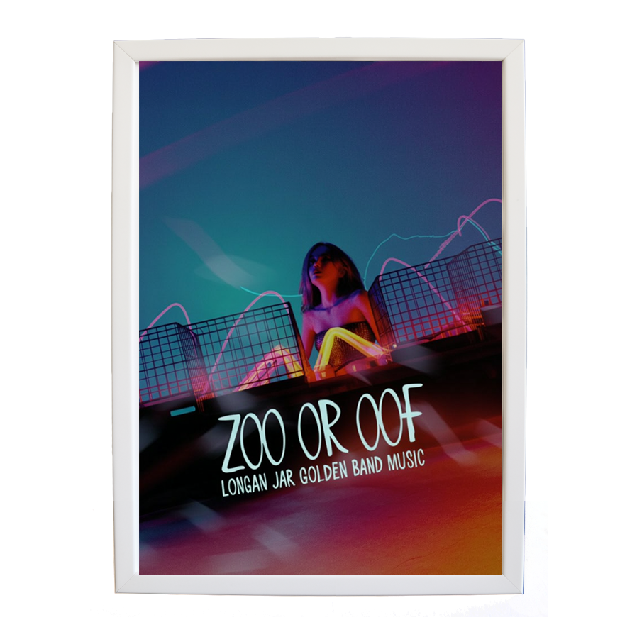 Longan Jar Golden Band Music – Music Room Wall Art – wall art print – Zoo or Oof – pulsing EDM, electronic, dance – Music Stag