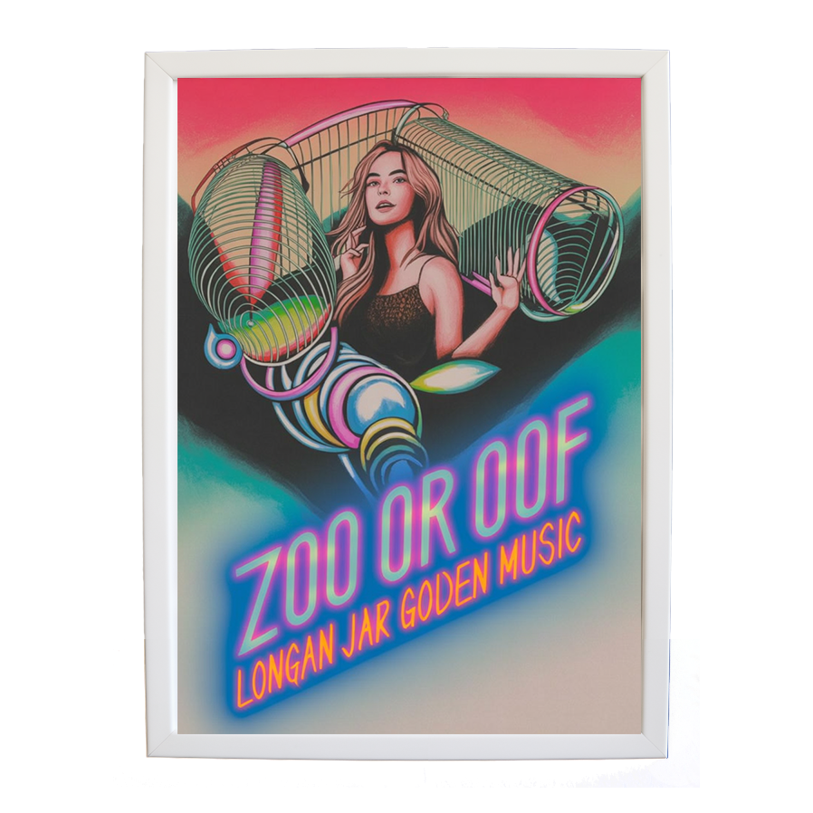 Longan Jar Golden Band Music – Music Culture Poster – wall art print – Zoo or Oof – pulsing EDM, electronic, dance – Music Stag