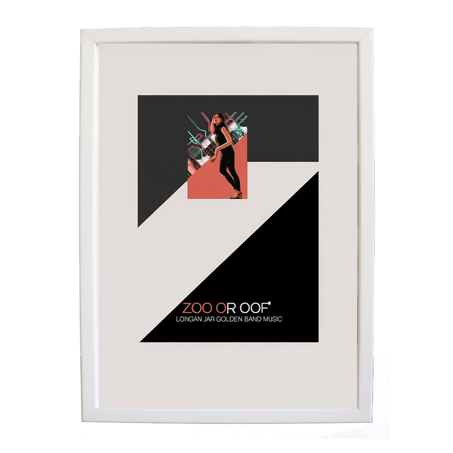 Longan Jar Golden Band Music – Music Artwork for Home – wall art print – Zoo or Oof – pulsing EDM, electronic, dance – Music Stag