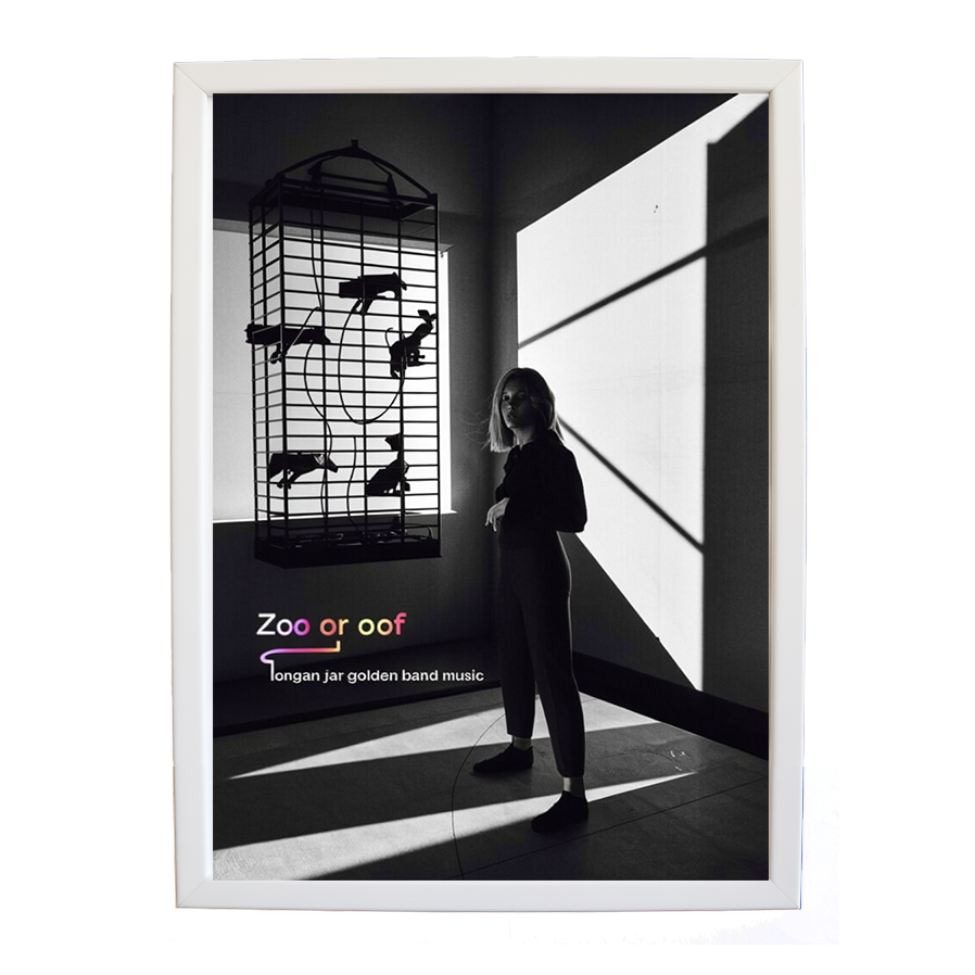 Longan Jar Golden Band Music – Classic Music Poster – wall art print – Zoo or Oof – pulsing EDM, electronic, dance – Music Stag