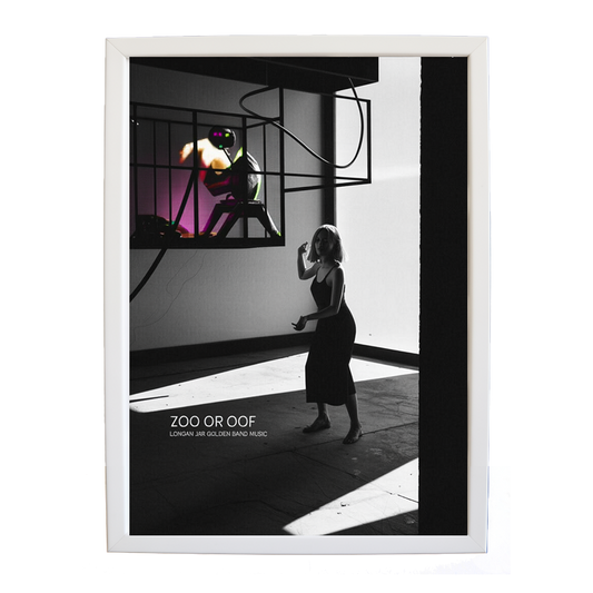 Longan Jar Golden Band Music – Music Art Print – wall art print – Zoo or Oof – pulsing EDM, electronic, dance – Music Stag