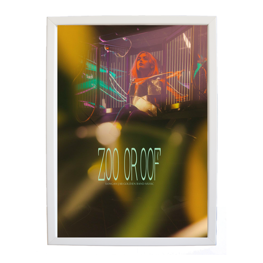 Longan Jar Golden Band Music – Music Lover Wall Print – wall art print – Zoo or Oof – pulsing EDM, electronic, dance – Music Stag