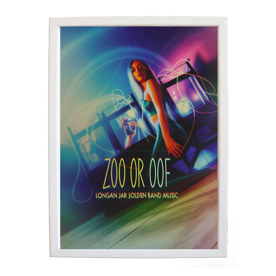 Longan Jar Golden Band Music – Contemporary Music Wall Art – wall art print – Zoo or Oof – pulsing EDM, electronic, dance – Music Stag