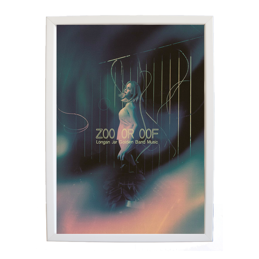 Longan Jar Golden Band Music – Artistic Music Wall Decor – wall art print – Zoo or Oof – pulsing EDM, electronic, dance – Music Stag