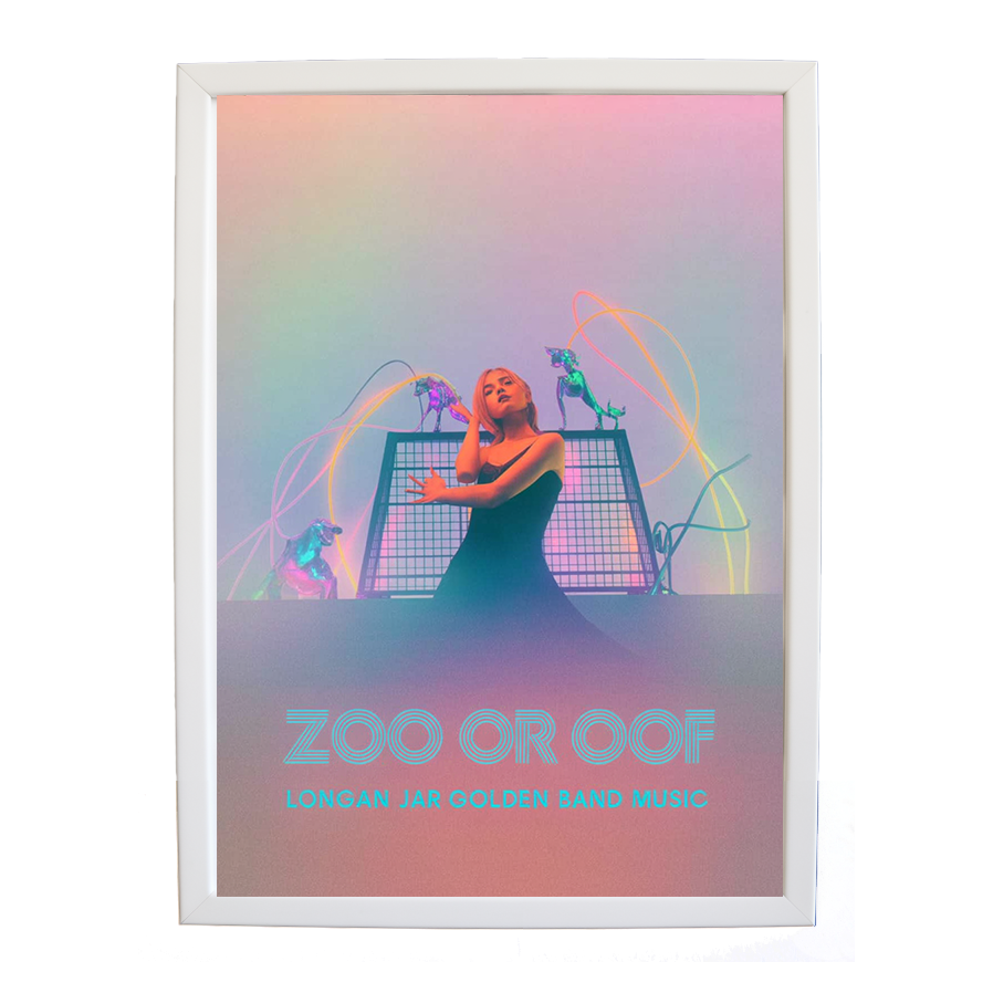 Longan Jar Golden Band Music – Studio Wall Art Print – wall art print – Zoo or Oof – pulsing EDM, electronic, dance – Music Stag