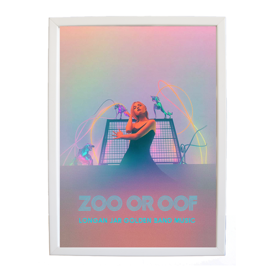 Longan Jar Golden Band Music – Studio Wall Art Print – wall art print – Zoo or Oof – pulsing EDM, electronic, dance – Music Stag