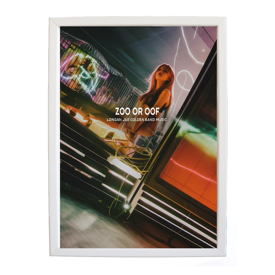 Longan Jar Golden Band Music – Music Canvas Print – wall art print – Zoo or Oof – pulsing EDM, electronic, dance – Music Stag