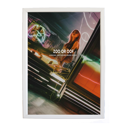 Longan Jar Golden Band Music – Music Canvas Print – wall art print – Zoo or Oof – pulsing EDM, electronic, dance – Music Stag