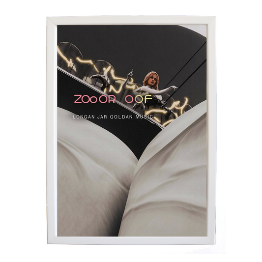 Longan Jar Golden Band Music – Contemporary Music Wall Art – wall art print – Zoo or Oof – pulsing EDM, electronic, dance – Music Stag