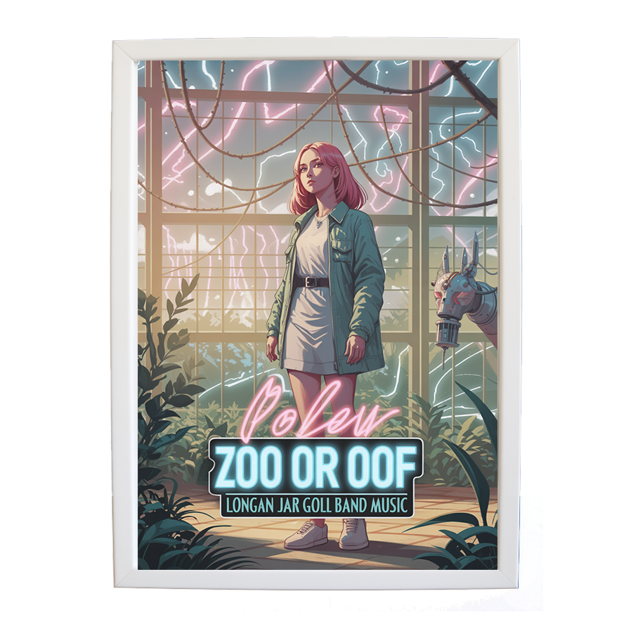 Longan Jar Golden Band Music – Music Canvas Print – wall art print – Zoo or Oof – pulsing EDM, electronic, dance – Music Stag