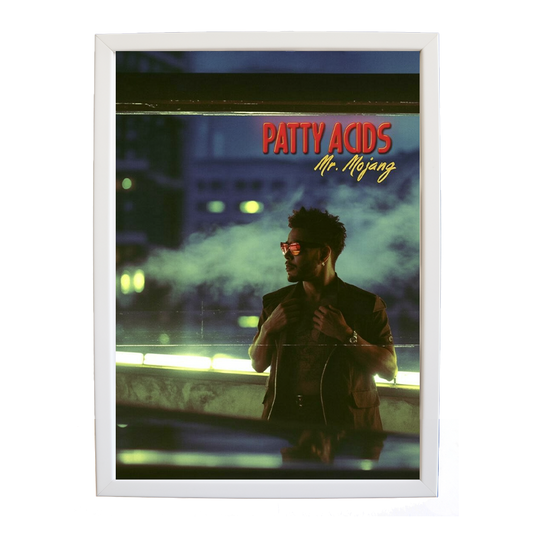 Mr Mojang – Music Wall Art Print – wall art print – Patty Acids – Dark Pop / R&B. electronic, ambient pop, cinematic
inspired by The Weeknd – Music Stag