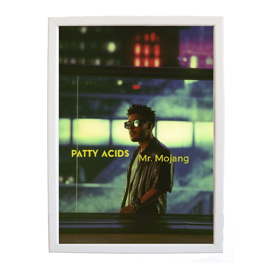 Mr Mojang – Music Illustration Print – wall art print – Patty Acids – Dark Pop / R&B. electronic, ambient pop, cinematic
inspired by The Weeknd – Music Stag