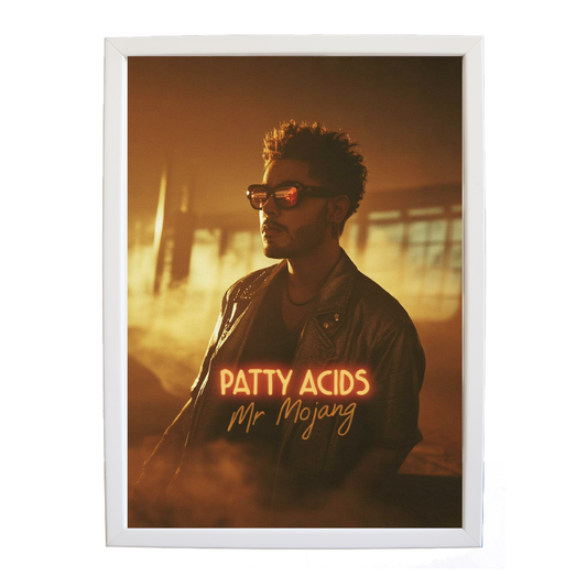 Mr Mojang – Music Photography Poster – wall art print – Patty Acids – Dark Pop / R&B. electronic, ambient pop, cinematic
inspired by The Weeknd – Music Stag