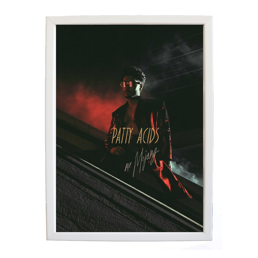 Mr Mojang – Music Decor Print – wall art print – Patty Acids – Dark Pop / R&B. electronic, ambient pop, cinematic
inspired by The Weeknd – Music Stag