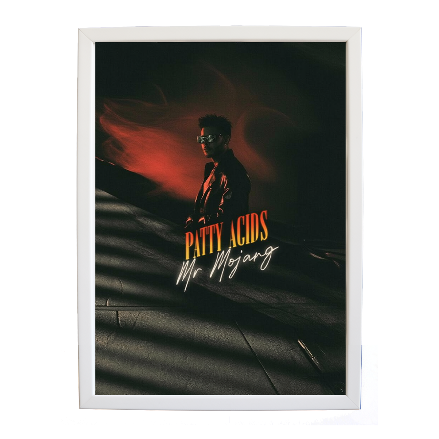 Mr Mojang – Abstract Music Art – wall art print – Patty Acids – Dark Pop / R&B. electronic, ambient pop, cinematic
inspired by The Weeknd – Music Stag