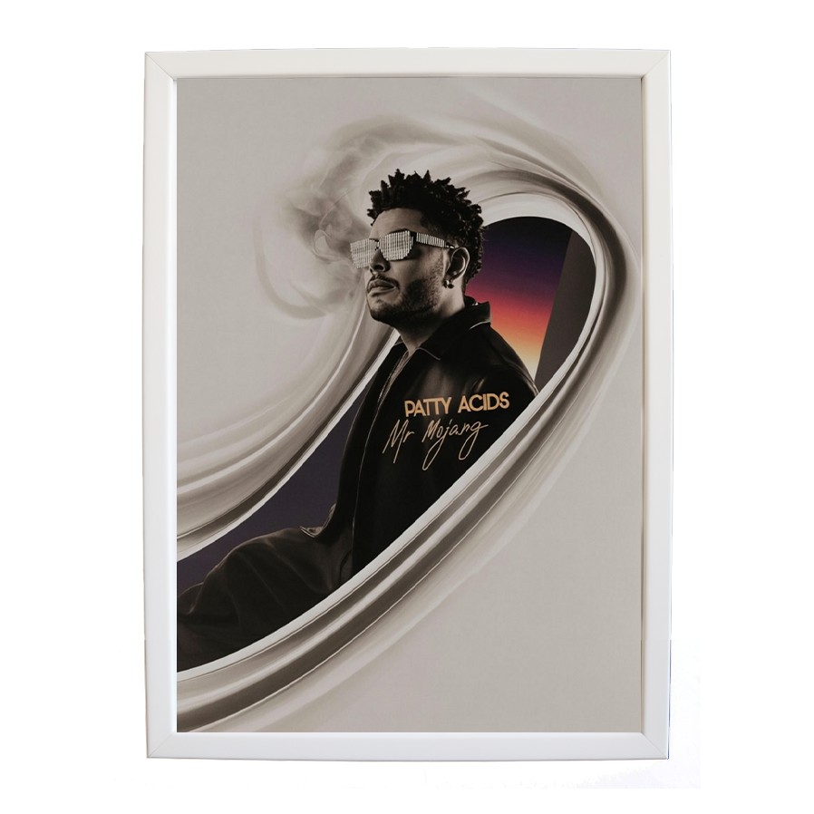 Mr Mojang – Music Artwork for Home – wall art print – Patty Acids – Dark Pop / R&B. electronic, ambient pop, cinematic
inspired by The Weeknd – Music Stag