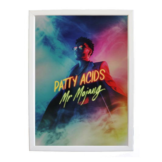 Mr Mojang – Music Illustration Print – wall art print – Patty Acids – Dark Pop / R&B. electronic, ambient pop, cinematic
inspired by The Weeknd – Music Stag