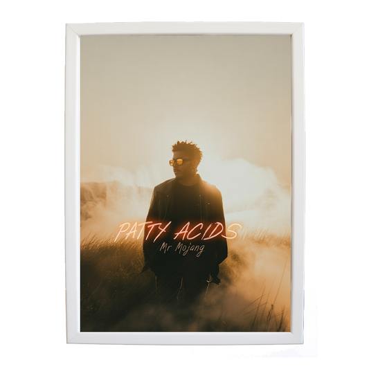 Mr Mojang – Abstract Music Art – wall art print – Patty Acids – Dark Pop / R&B. electronic, ambient pop, cinematic
inspired by The Weeknd – Music Stag
